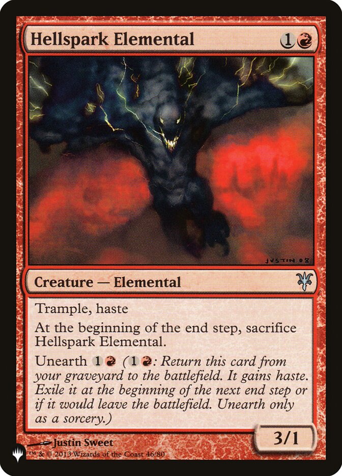Hellspark Elemental card front