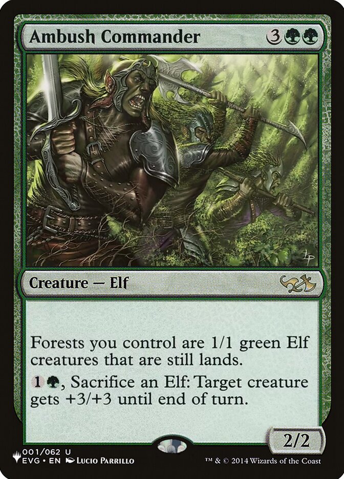Ambush Commander card front