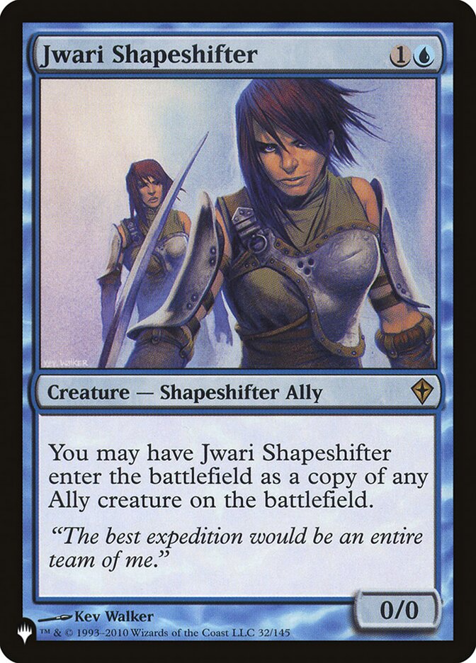 Jwari Shapeshifter card front