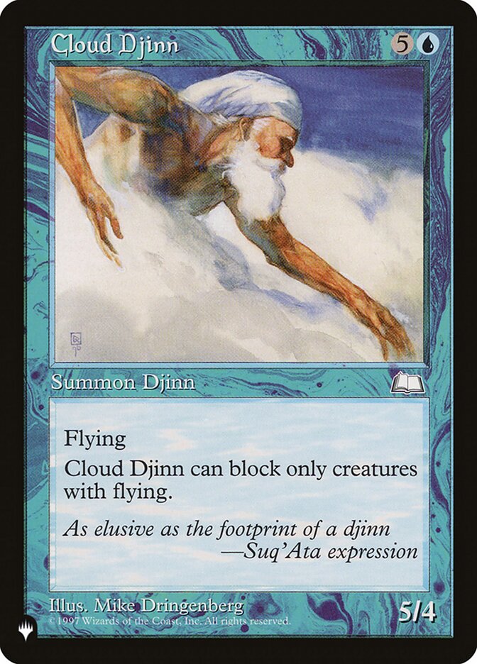 Cloud Djinn card front