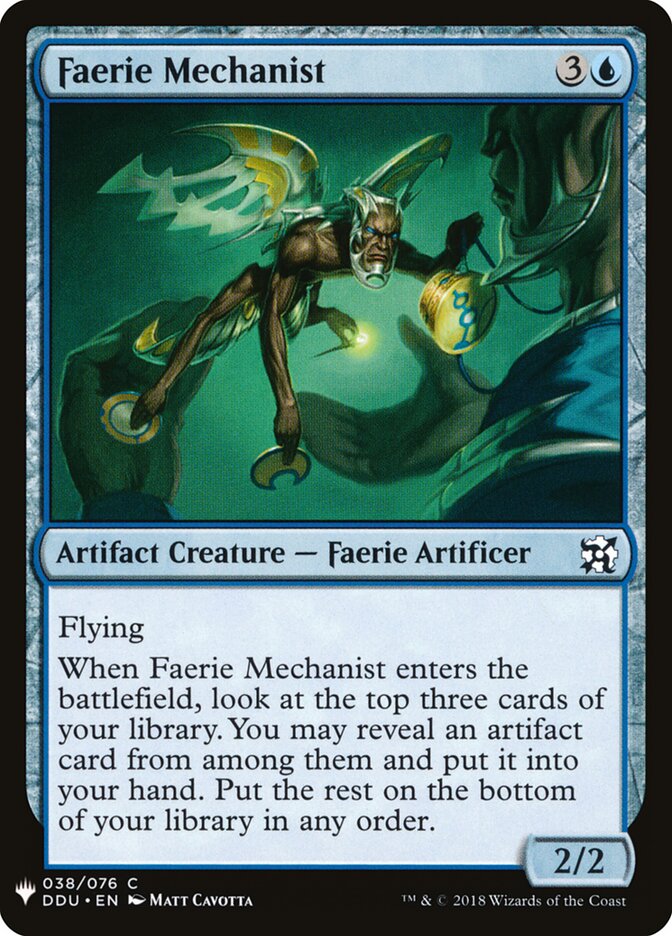 Faerie Mechanist card front