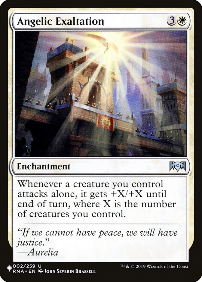 Angelic Exaltation card front