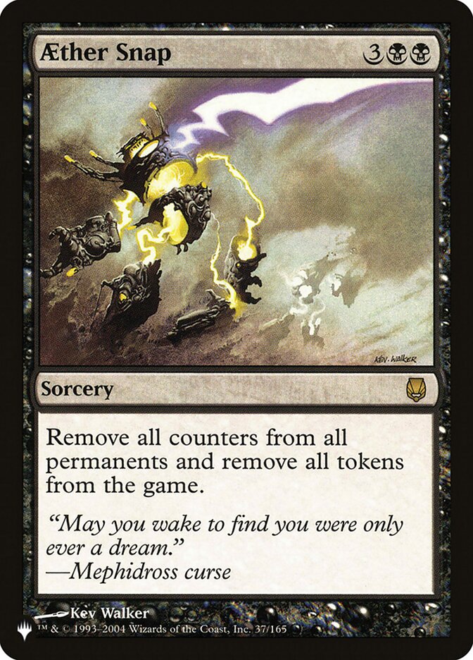 Aether Snap card front