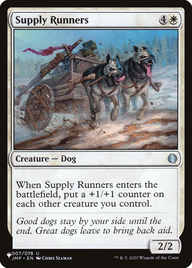 Supply Runners card front