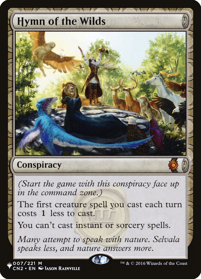 Hymn of the Wilds card front