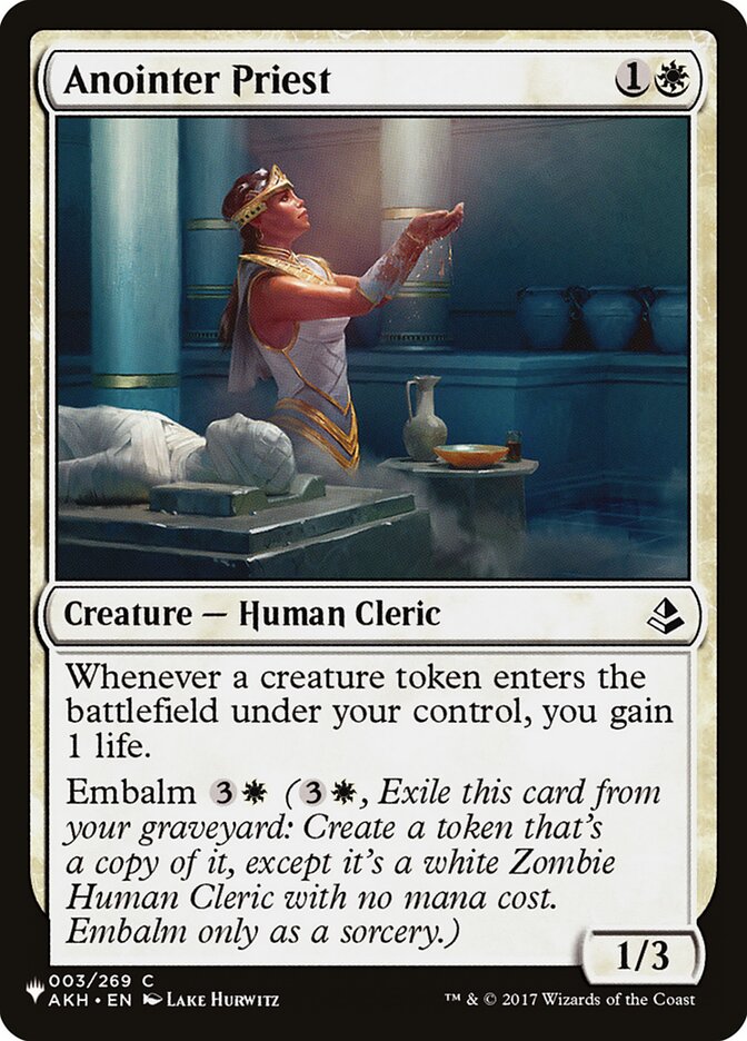 Anointer Priest card front