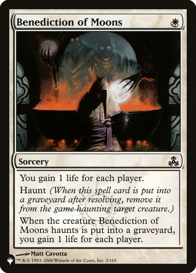 Benediction of Moons card front