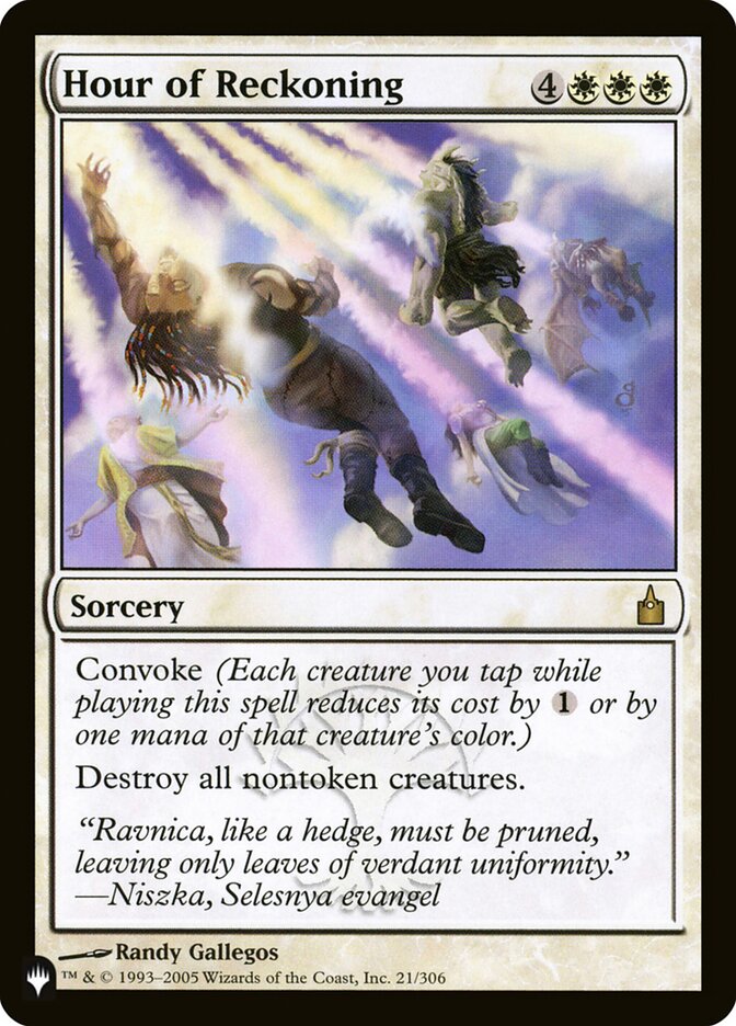 Hour of Reckoning card front