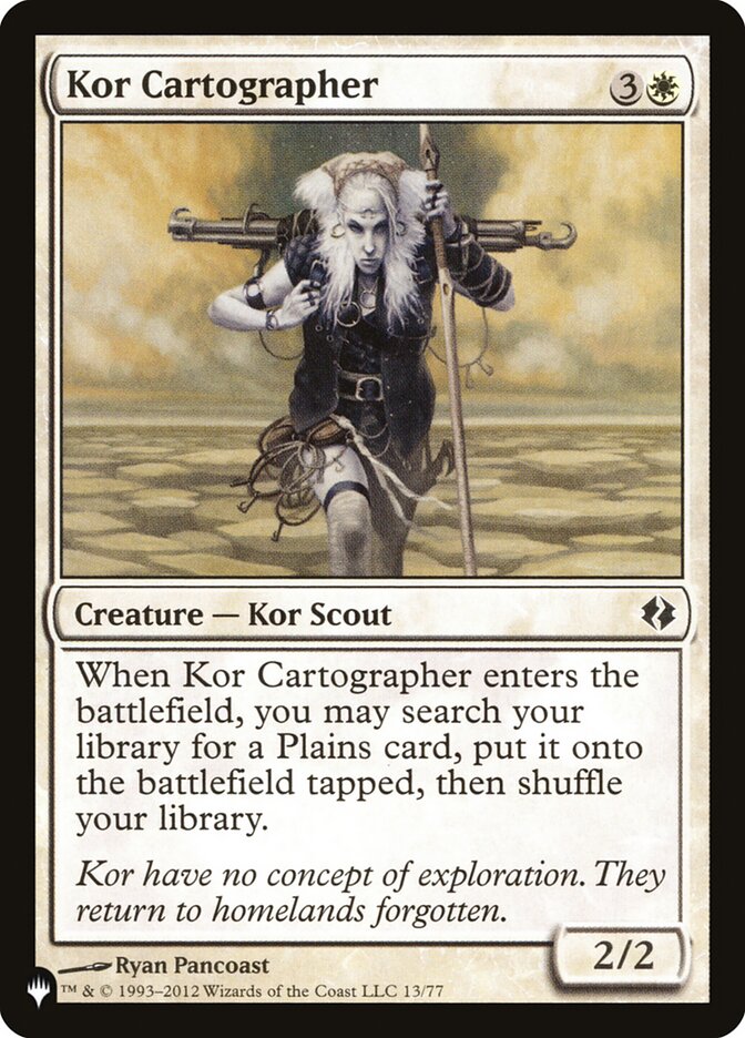 Kor Cartographer card front