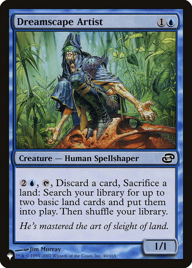 Dreamscape Artist card front