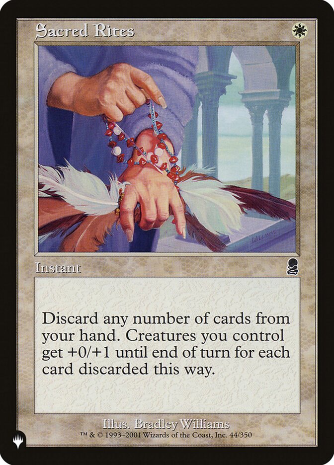 Sacred Rites card front