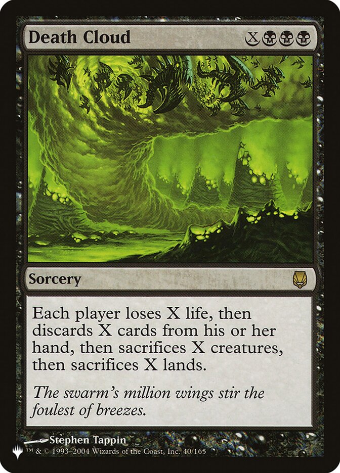 Death Cloud card front