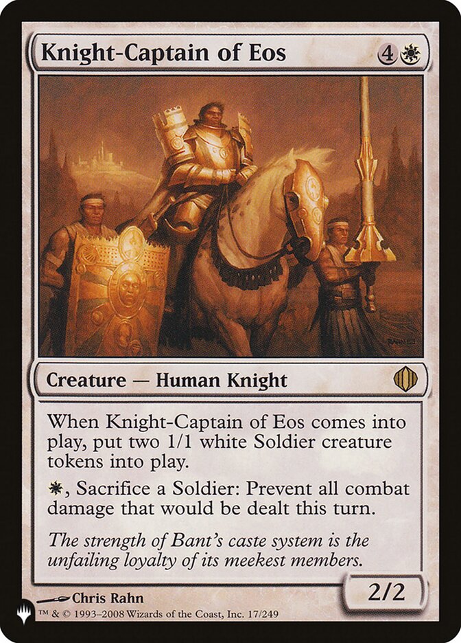 Knight-Captain of Eos card front