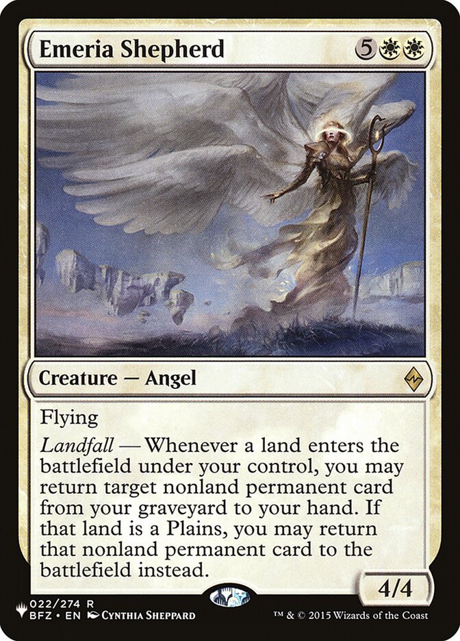 Emeria Shepherd card front