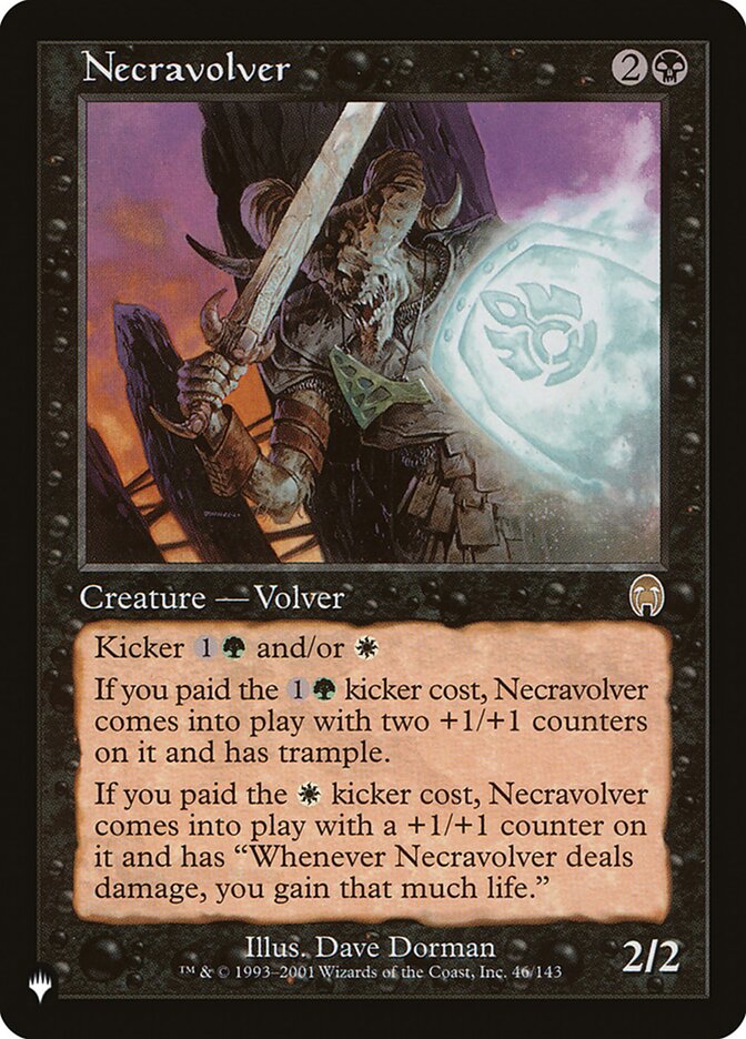 Necravolver card front