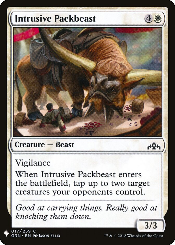 Intrusive Packbeast card front