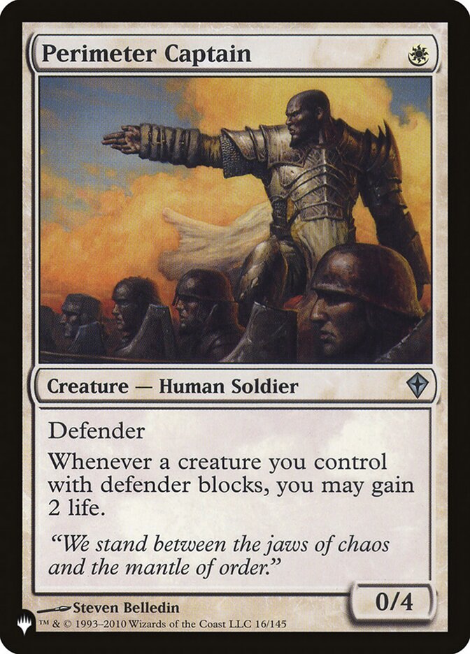 Perimeter Captain card front