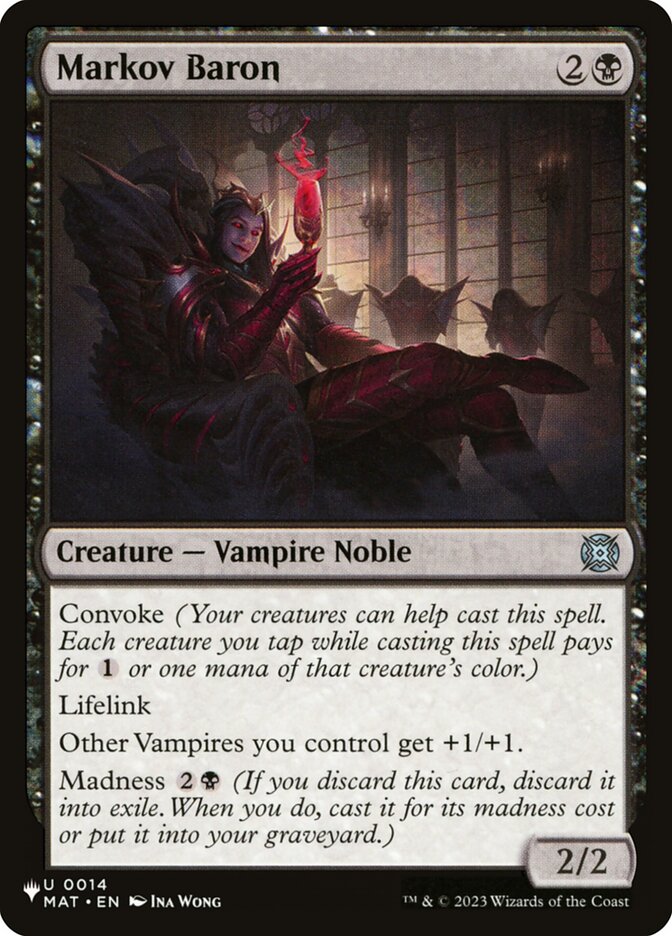 Markov Baron card front