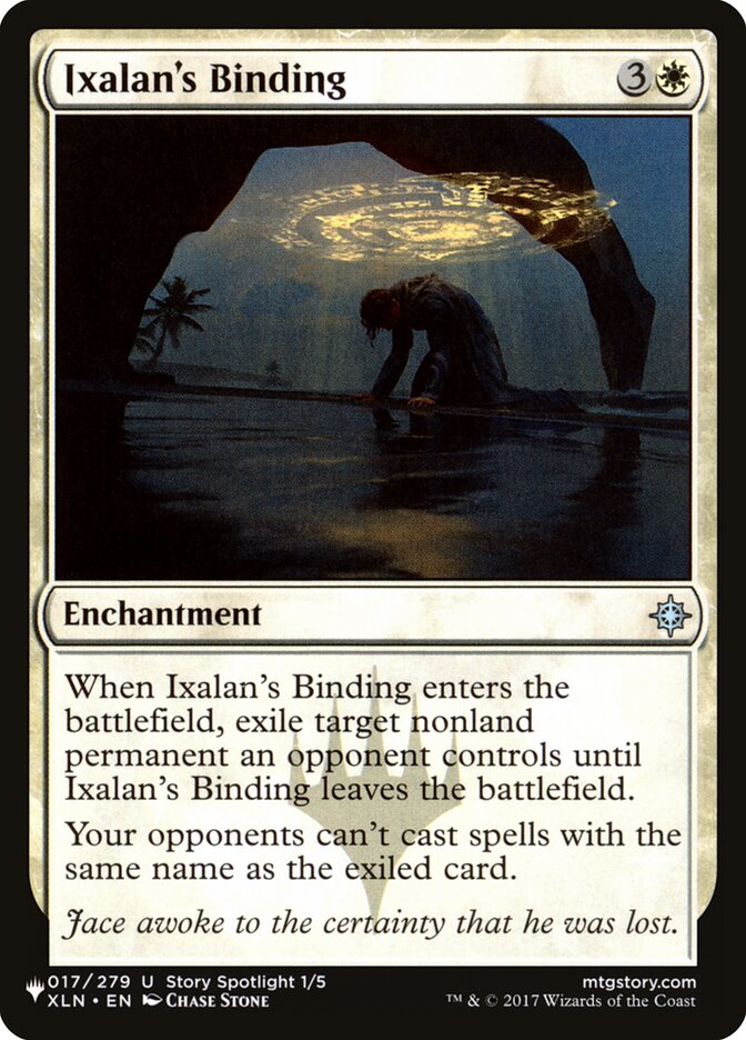 Ixalan's Binding card front