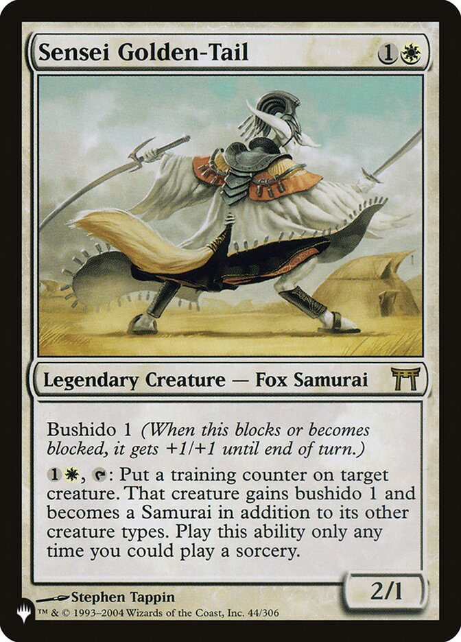 Sensei Golden-Tail card front
