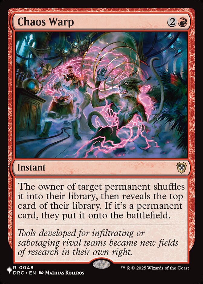 Chaos Warp card front