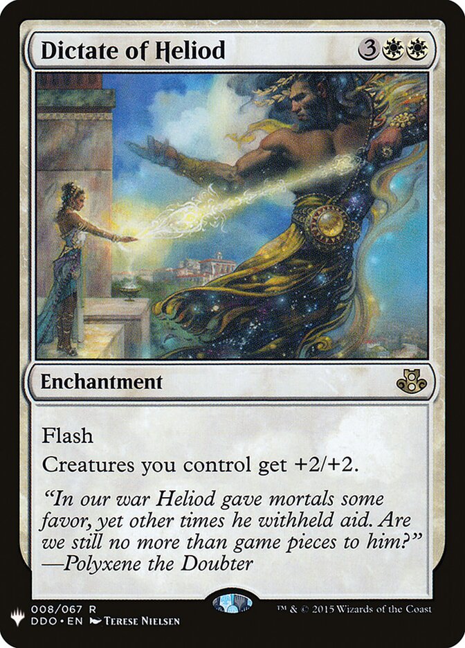 Dictate of Heliod card front