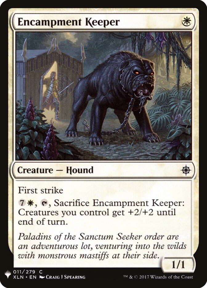 Encampment Keeper card front