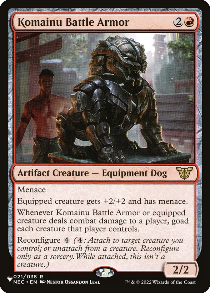 Komainu Battle Armor card front