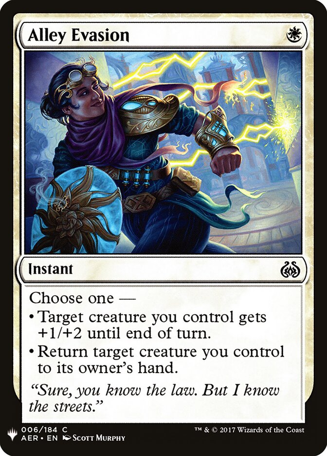 Alley Evasion card front