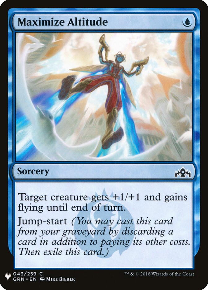 Maximize Altitude card front