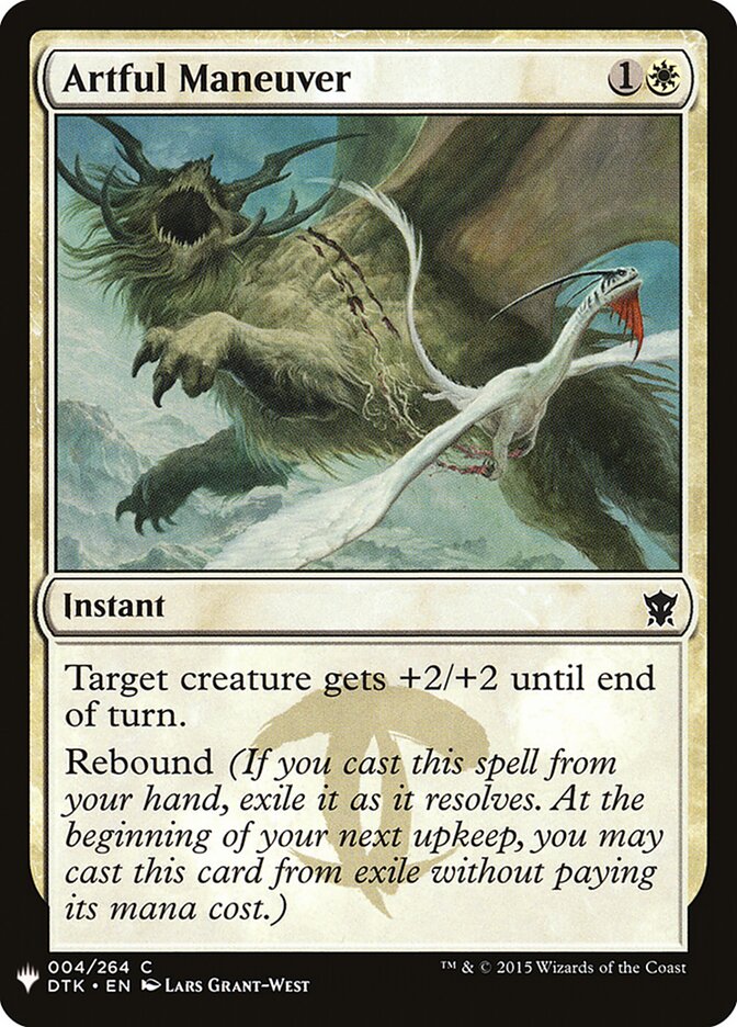 Artful Maneuver card front