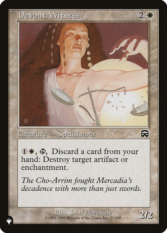 Devout Witness card front