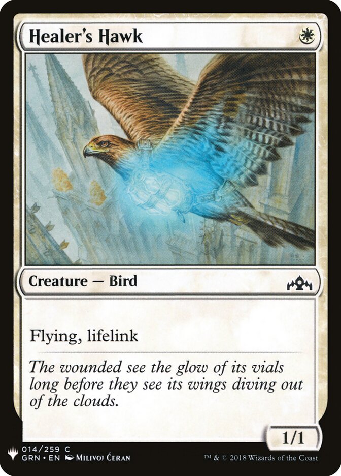Healer's Hawk card front