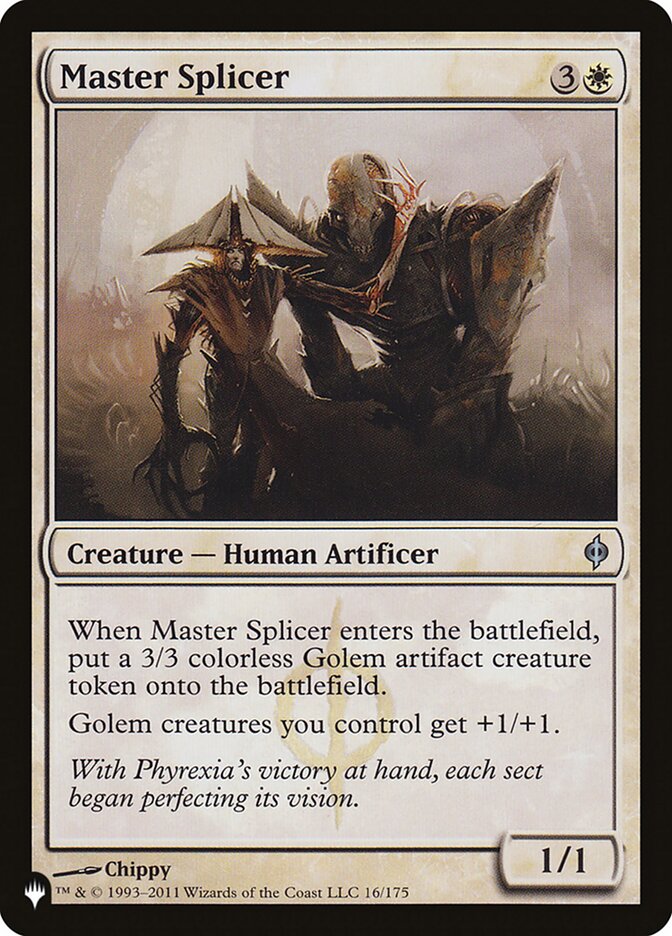 Master Splicer card front