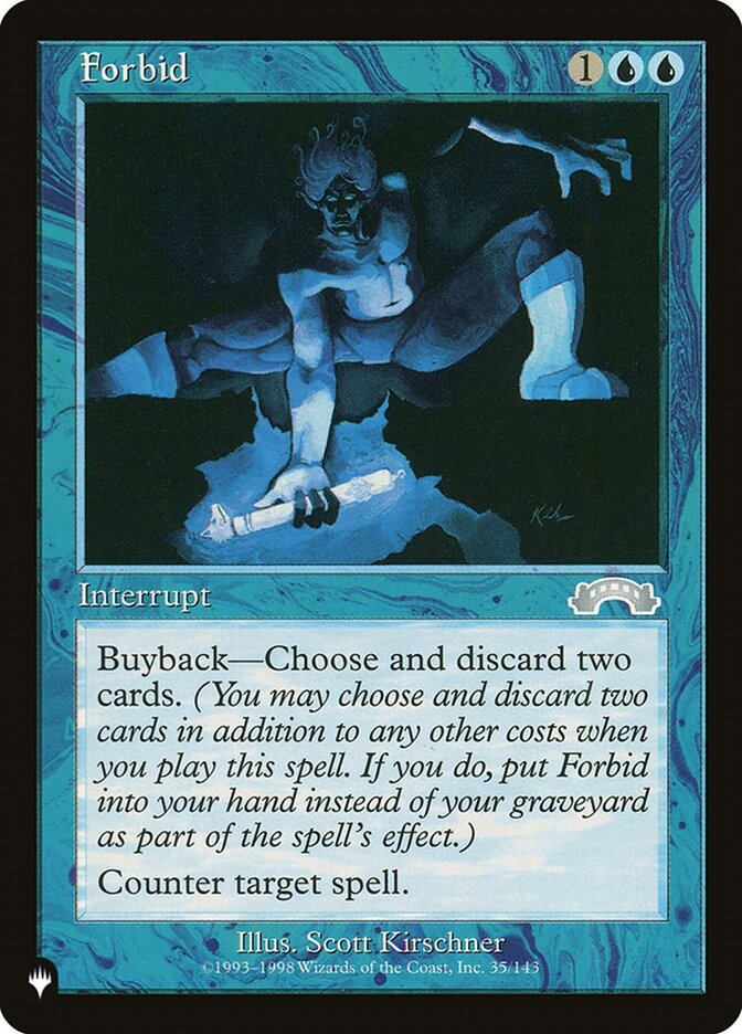 Forbid card front
