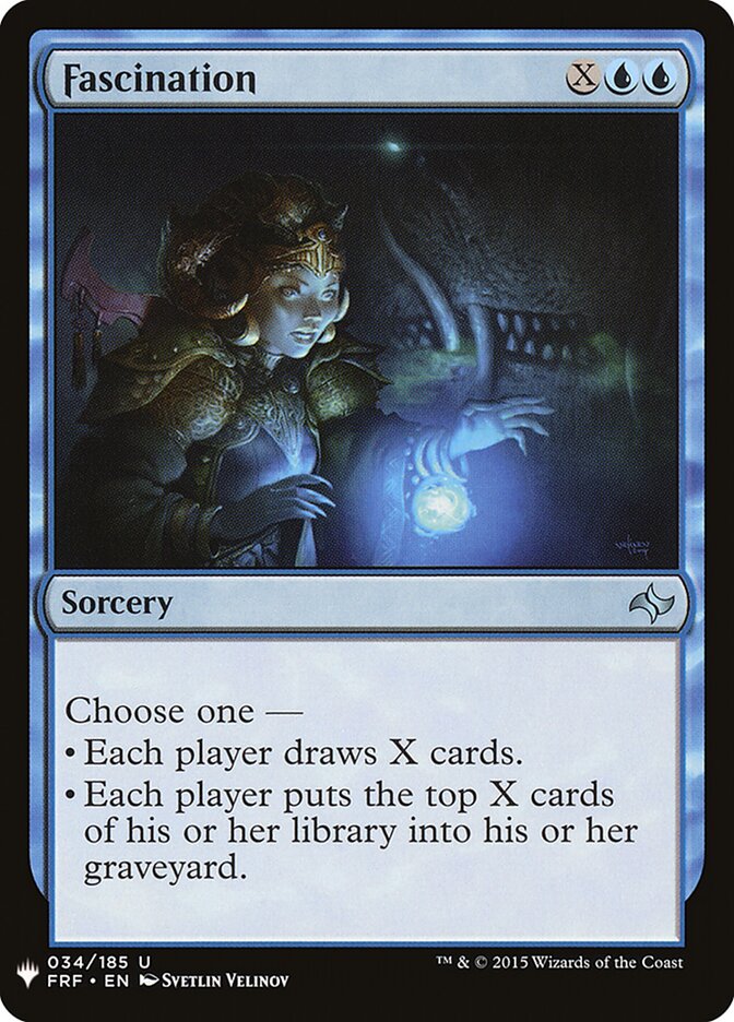 Fascination card front