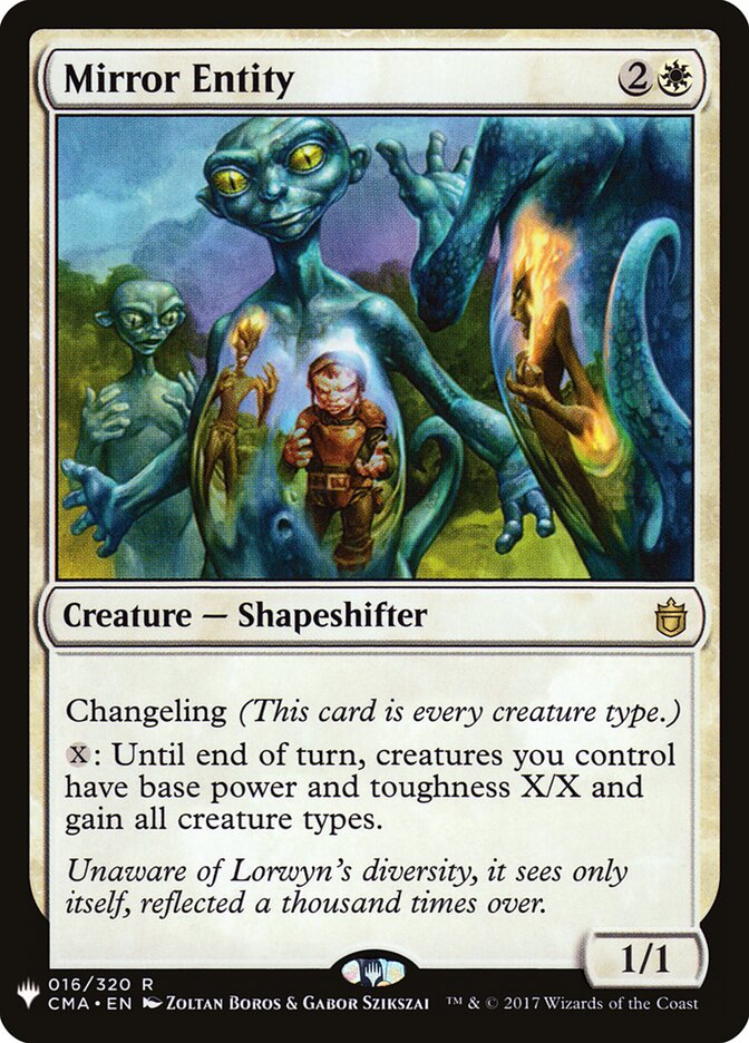 Mirror Entity card front