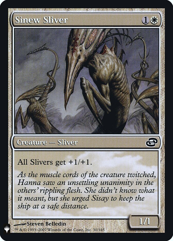 Sinew Sliver card front