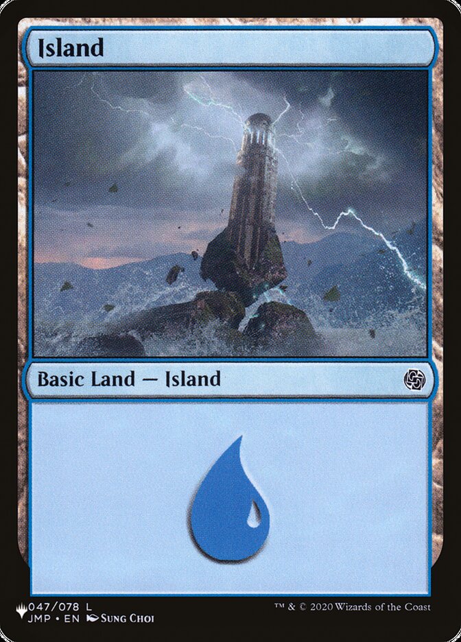 Island card front