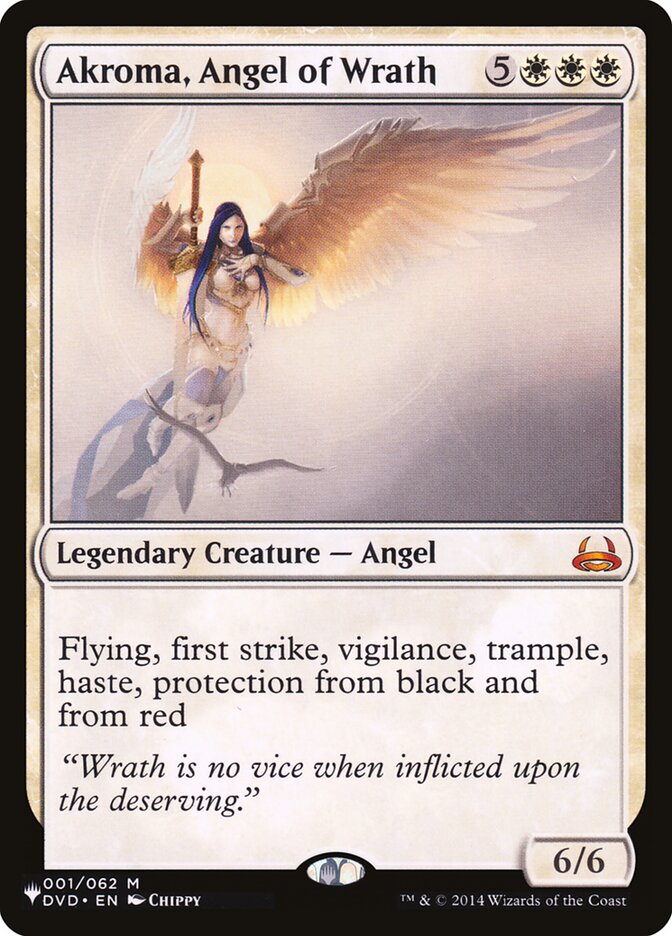 Akroma, Angel of Wrath card front