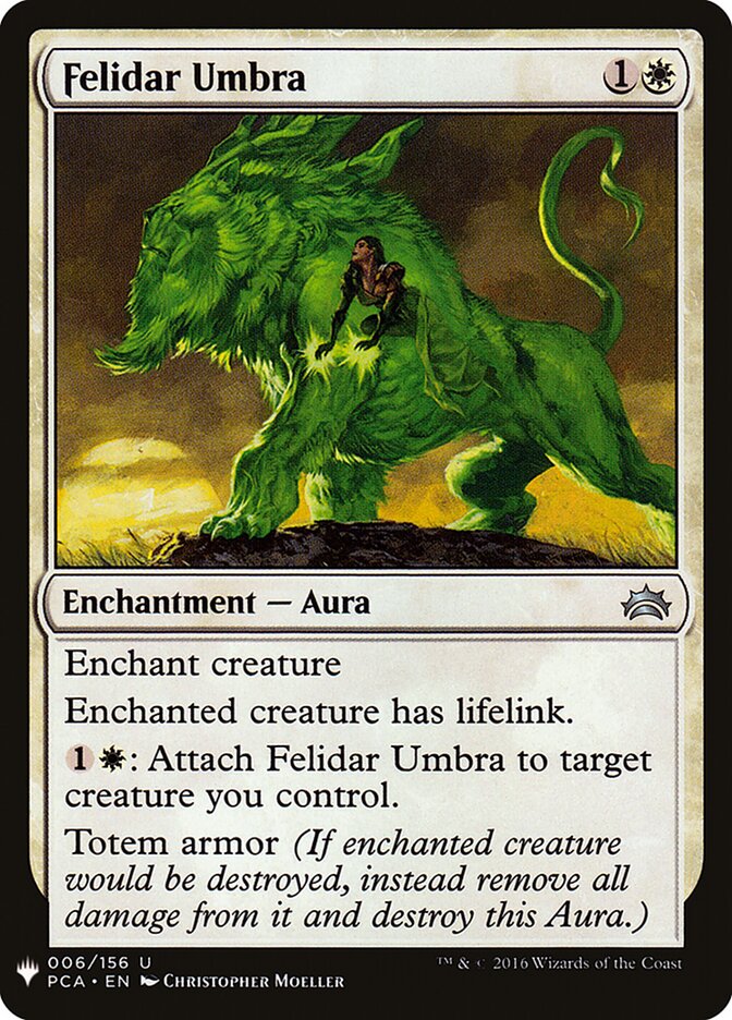 Felidar Umbra card front