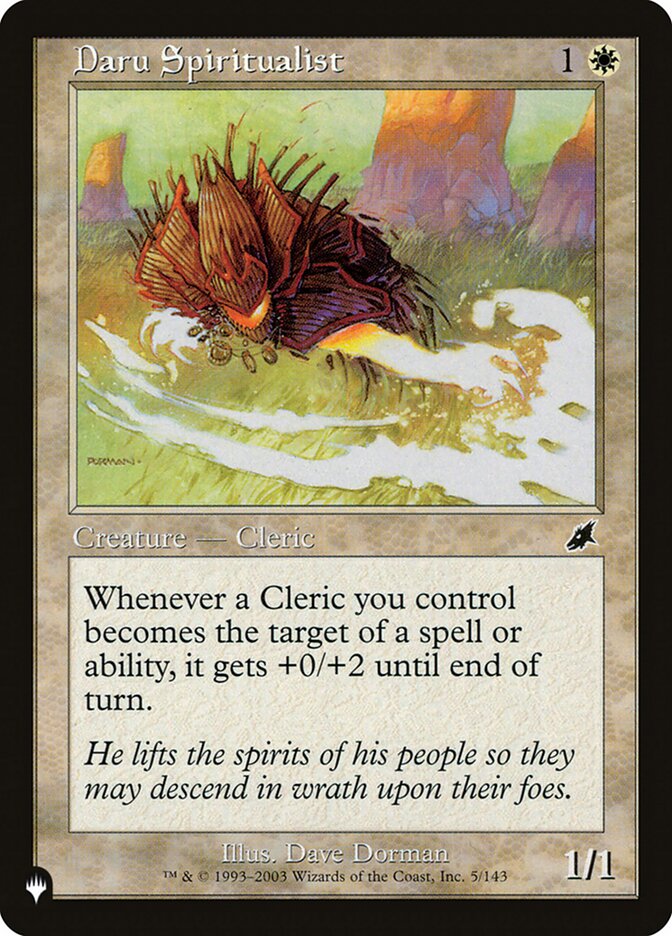 Daru Spiritualist card front