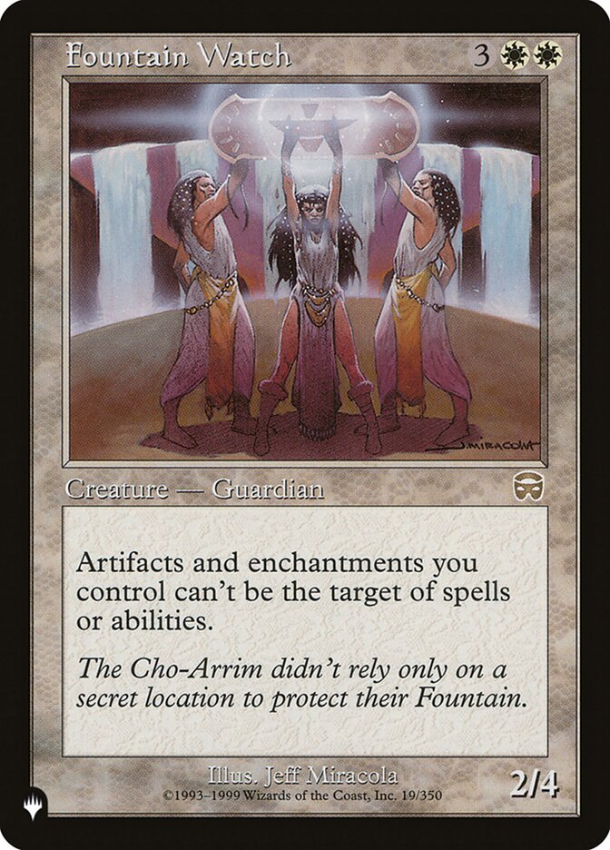 Fountain Watch card front