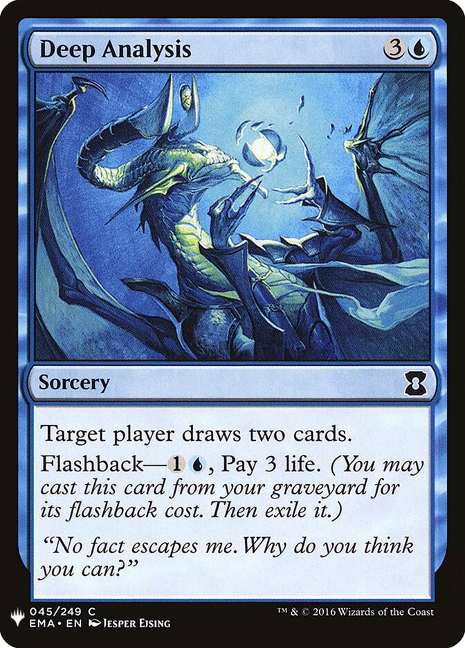 Deep Analysis card front