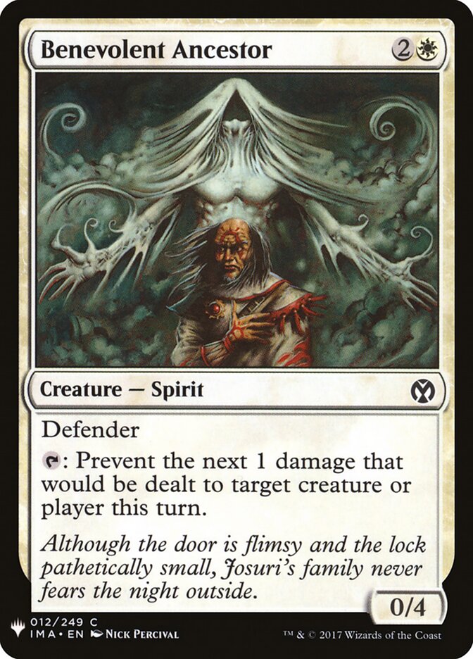 Benevolent Ancestor card front