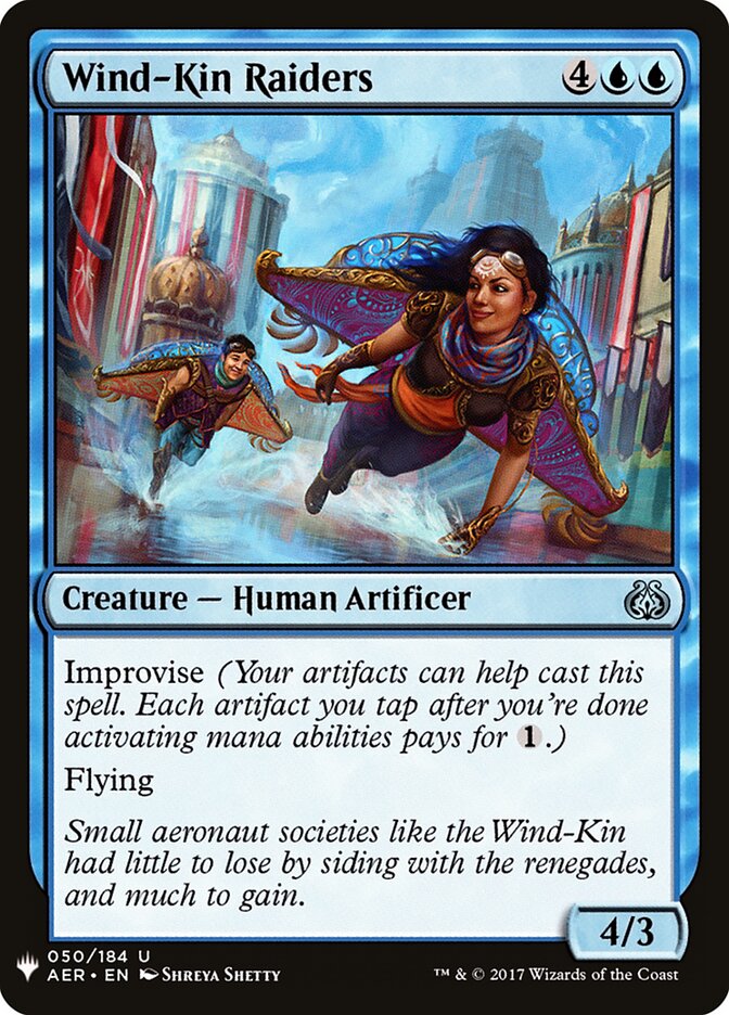 Wind-Kin Raiders card front
