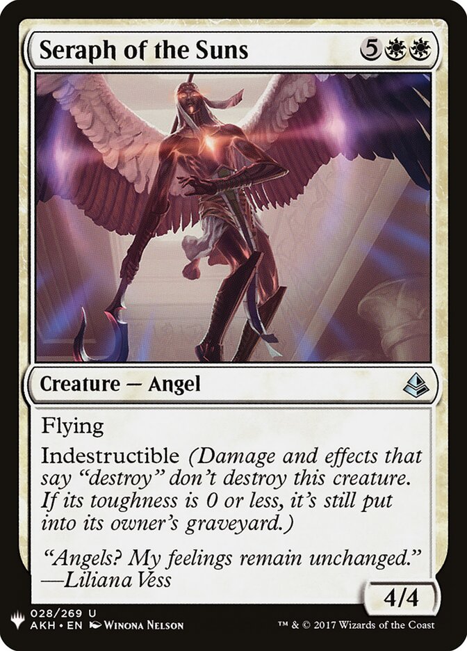 Seraph of the Suns card front