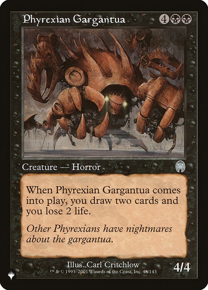 Phyrexian Gargantua card front