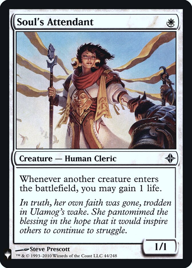 Soul's Attendant card front