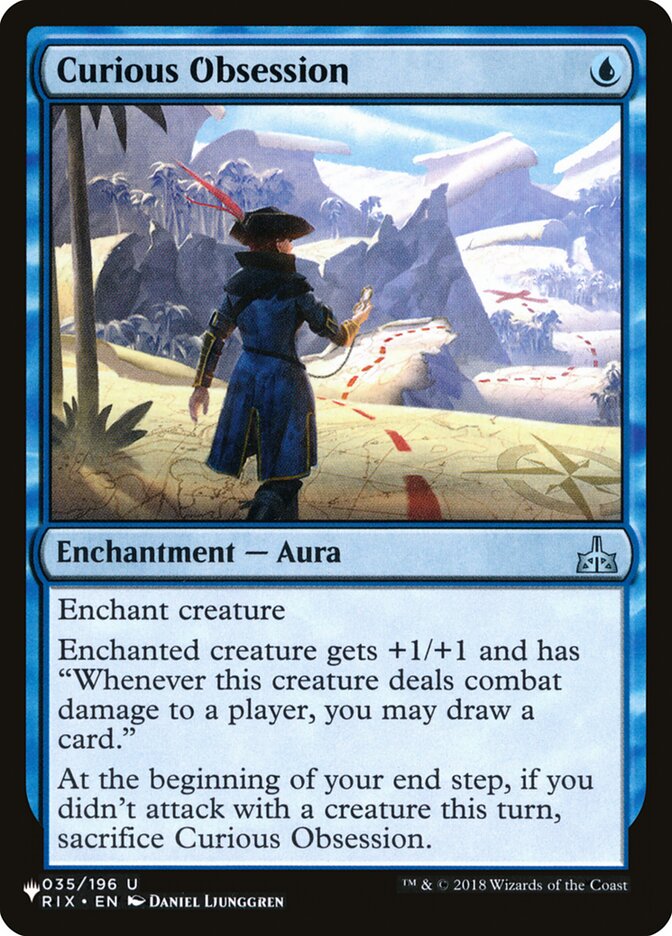Curious Obsession card front